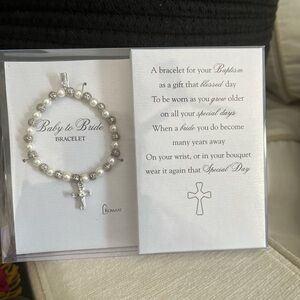 NWT Baby to Bride Silver Bracelet